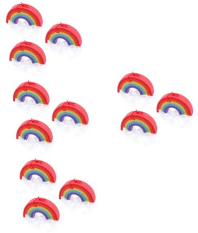 12 Stk Regenbogen-Körperbürste Peeling-Badekugeln für die Haut Körperpeeling Körperwäscher Schwämme Hautwäscher Duschbürsten ein Bad nehmen Schwamm Duschgel Puff Badeblume Nylon