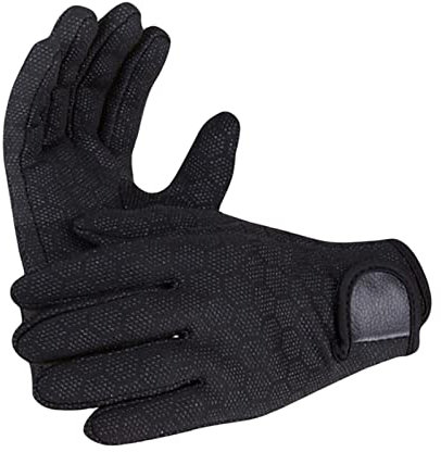 nmbhus 1,5 Mm Neoprenhandschuhe Tauchen Neoprenanzug Handschuhe for Männer Frauen Kinder - Warm & Amp; Langlebig – Schwarz (Size : XL)