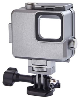 FEICHAO Custodia protettiva per fotocamera subacquea da 60/80 m, compatibile con Hero 11 Mini Action Camera (80 m in lega di alluminio)