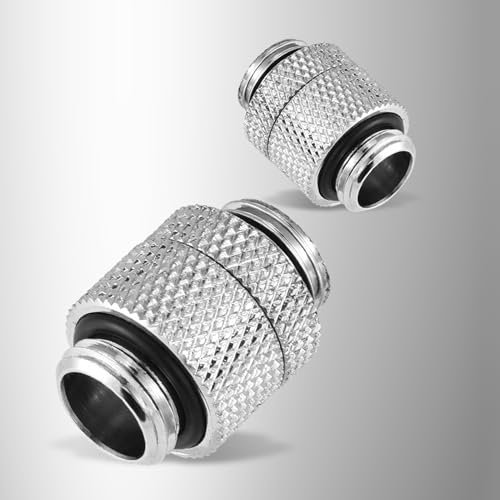 Coolier CPU, Raffreddamento Master in Ottone G1/4 Sistemi di Raffreddamento Ad Acqua Filo con Adattatore a Tubo Rotante a 360 Gradi per di Raffreddamento Ad Acqua Computer