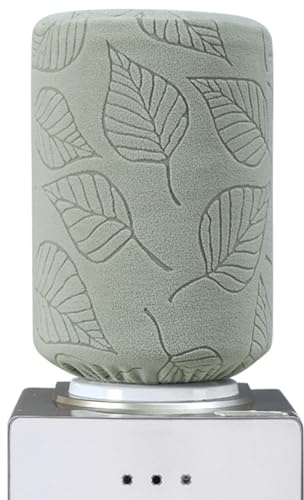 Cubierta para Dispensador de Agua de 5 Galones KABAKE, Verde, Texturizada, Poliéster, Elástica, Protector Antipolvo, Decorativa, Idea de Regalo