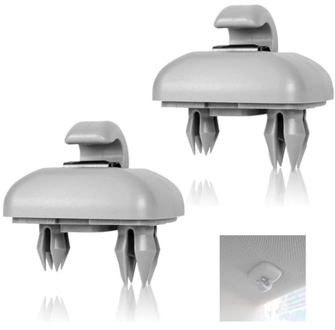 ShanBye Parasol Reemplazo Clip,2 PCS Clip Soporte de Reemplazo para Visera de Sol de Coche Soporte de Gancho Interior para Parasol Accesorios Fijación Universal
