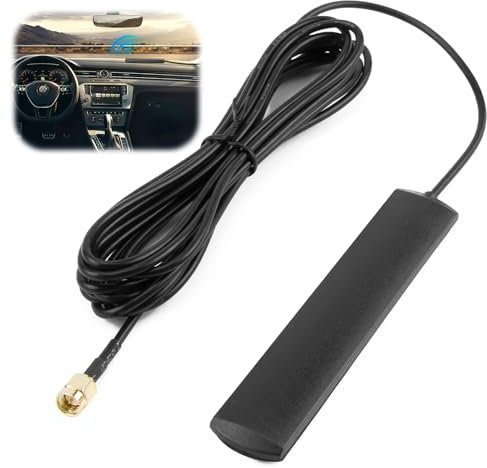 Antenna Autoradio FM, Antenna Radio AM, AntennaParabrezza, DAB + Cavo di Connessione SMA per Pioneer Alpine Clarion Digital Radio FM Tuner, per Veicolo Auto Camion