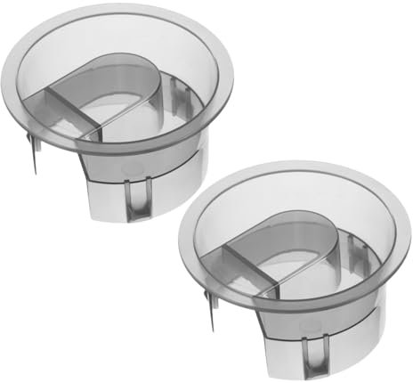 ABOOFAN Lot De 2 Couvercles Pour Carafe En Plastique Gris 7.6X7.6X4cm AdaptéS À Pichet D'Eau Froide Et Carafe À Jus Antifuite Facile À Nettoyer