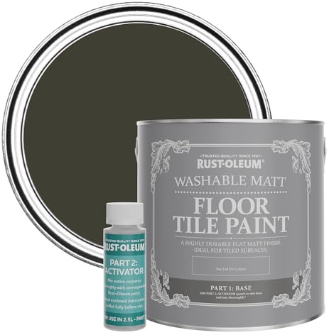 Rust-Oleum Washable Matt Floor Tile Paint - Wallington 2.5L