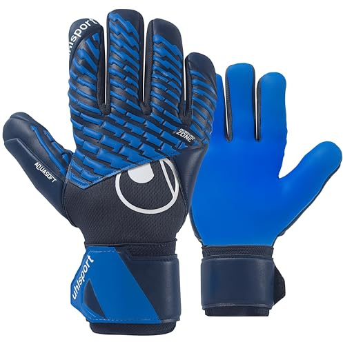 uhlsport Aquasoft HN Fußball Torwart-Handschuhe für Kinder und Erwachsene - optimaler Grip bei