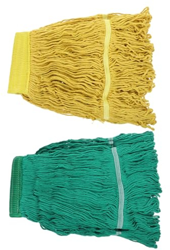 ULTECHNOVO 2 pièces Têtes de Rechange pour Balai Serpillère Microfibre Lavable Lot de Absorbantes Recharge Serpillière pour Nettoyage Domestique Rapide et Remplacement Facile