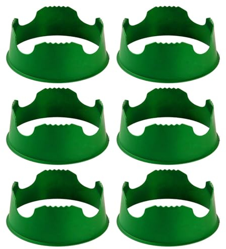 Anelli per piante da giardino, 6 pezzi, collari da giardino, bordatura per piante esterne, per terrazze, esterni, giardino, serra, aiuole