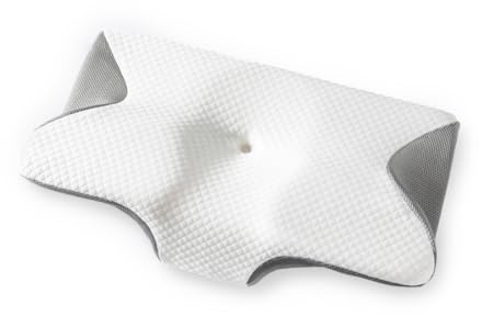 bergxperten Ergonomisches Antischnarchkissen & Nackenkissen – Orthopädisches Memory Foam Kopfkissen gegen Nackenschmerzen, Bequemes und atmungsaktives Schlafkissen für Seiten- & Rückenschläfer