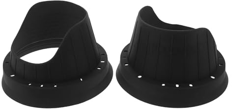 Abaodam Copertura Altoparlante in Silicone Nero, 2 Pezzi, per Casse per Auto, Protezione Antipolvere per Audio Auto da 6,5 Pollici