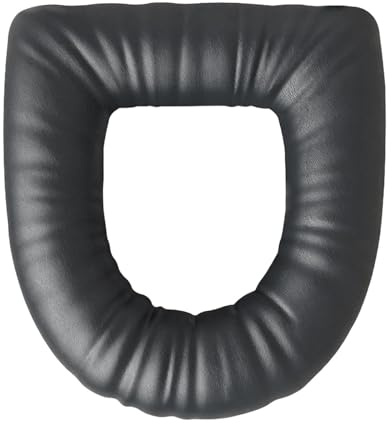 Hobngmuc Cojín acolchado para asiento de inodoro,Resistente a Manchas e Impermeable Elevador,elevador acolchado con cojín para inodoro - para recuperación posparto, personas mayores, discapacitados,