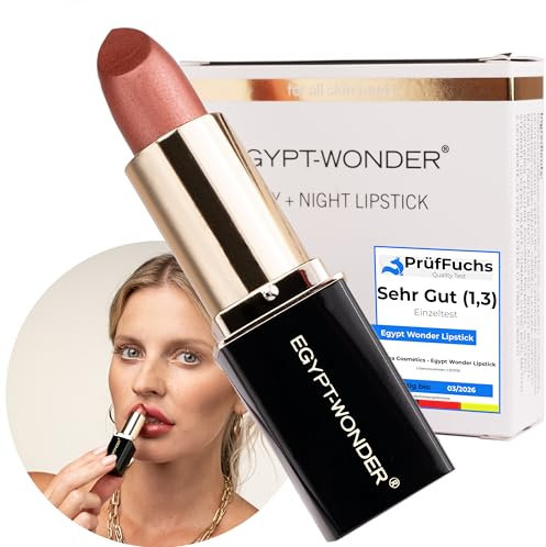 EGYPT-WONDER Day+Night Lipstick Classic – Cremiger Lippenstift in Altrosé – Natürliches Finish & geschmeidiges Tragegefühl – Für Alltag & besondere Momente