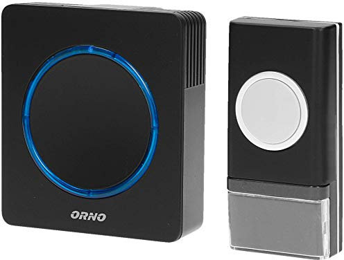 ORNO OPERA DC Campanello Senza Fili Alimentato A Batteria Sistema Di Apprendimento 48 Toni 100m