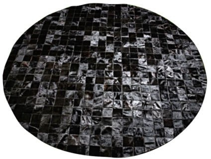Vip-leather NEU KUHFELL Patchwork Teppich Cod 483 (200 cm)