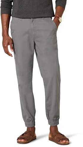 Amazon Essentials - Pantalones deportivos de corte recto para hombre ,Gris oscuro ,US M (EU M)