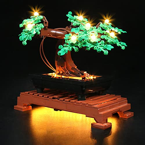 LED Light Kit Compatible with Lego 10281 Green Bonsai Tree Building Set, Light Kit for Botanical Collection Decor, Light up Your Flowers (Lights Only, No Models)