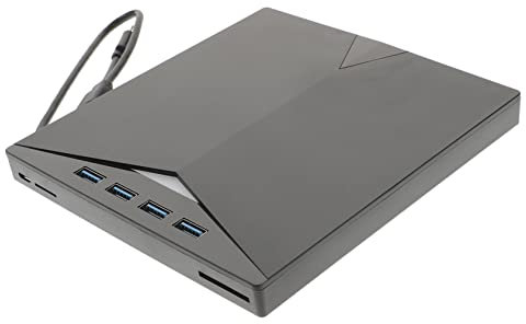 Homoyoyo External Usb Optical Drive Dvd Cd Burner Cd Rom Drive for Laptop Portable Multi-function Usb Dvd Writer for Compatible and