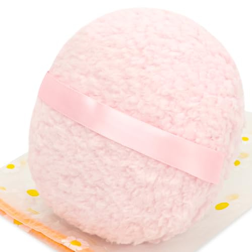 WSYUB Powder Puff,Powder Puffs for Body Powder, Oversize（6’’ x3’’ Body Powder Puffs,Extra-Large Dust Puff