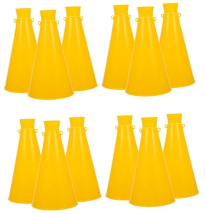 BESPORTBLE 12stücke Cheer Megaphone Handheld Lautsprecher Für Partys Sportevents Und Spiele Für Fans Spielzeug Zur Unterstützung Und Stimmungserzeugung