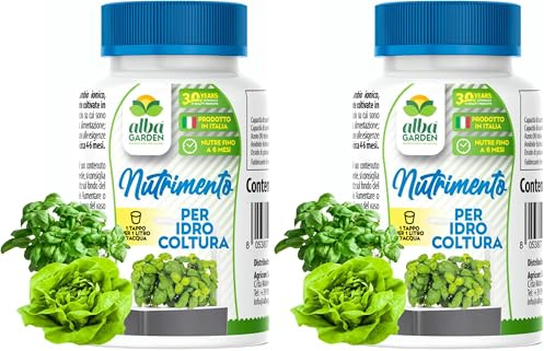 Albagarden Concime Per Coltivazione Idroponica E Idrocoltura - Fertilizzante Ideale Per Serra Indoor Coltura Pianta Polvere Da 100 ml (Confezione da 2)