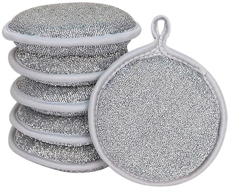 Strofinacci per lavare i piatti - Panno da cucina in filo non graffiante, stracci di filo per lavare i piatti | spugna per lavastoviglie in rete, panno di pulizia multiuso, panno per la