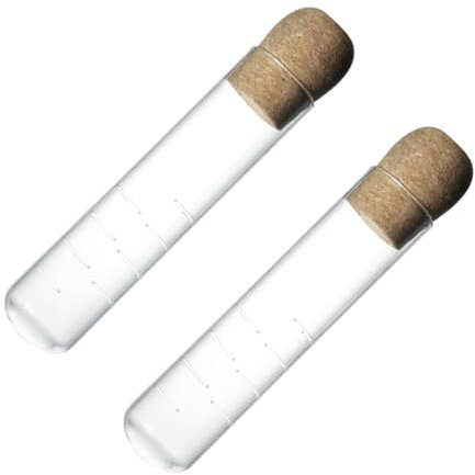 SHOWERORO 2 Piezas Infusores De Té De Vidrio Transparente Con Tapón De Corcho Para Sueltas Filtro De Té Para Preparar Diario
