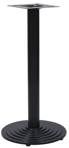 vidaXL Bistrotisch-Gestell Schwarz Ø43x72 cm Gusseisen, Tischgestell, Tischbein, Bistrotisch Bein, Bistrotisch Untergestell, Tischfuß, Bistrotischbein