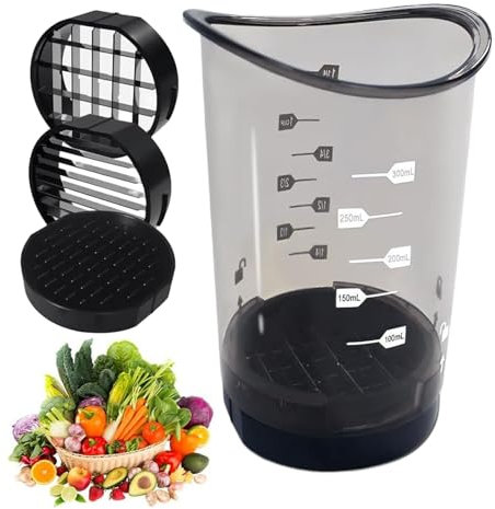 Tagliafrutta a Coppetta | Tagliaverdure Multiuso | Utensili da Cucina Rimovibili con Lama Riutilizzabile per Uso Quotidiano e Viaggi