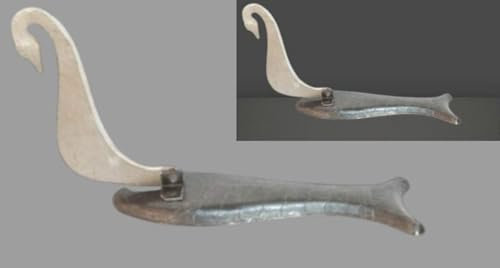 Lalit Kishori Traditional Indian Hasua | Kathipeeta | Aruvamanai | Pahsul | Pure Iron Vili | Vegetable Fruit Cutter for Your Kitchen