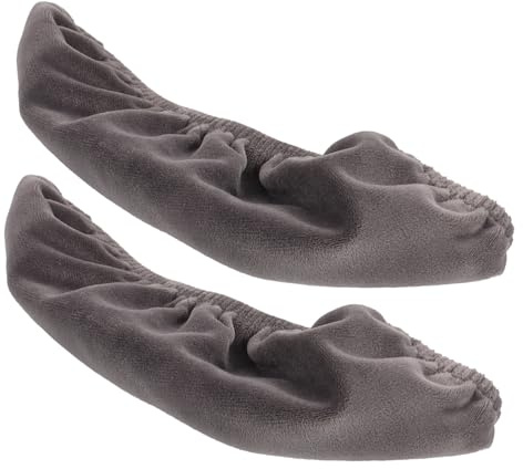 WEKAMOS 2 Piezas Fundas Elásticas Protectoras para Reposabrazos de Sillas de Oficina de Desmontables y Antideslizantes Compatibles con Reposabrazos de