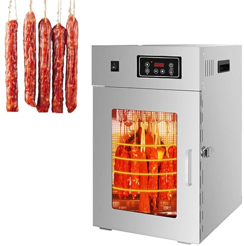 SKIHOT 800w Dehydrated Dryer,Commercial Dehydrator Machine,Jerky Dehydrated Dryer Machine,Large Food Dehydrator,For Jerky,Fruit, Meat,Herbs,Adjustable Timer,Temperature Control 15kg/time