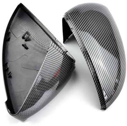 Auto Spiegelkappen Für VW Für GOLF 7 Für MK7.5 Für GTI Für R Für GTE 2013-2018 Rückspiegelabdeckung Rückansicht Gehäuseabdeckungen Schwarz Glänzend Rückspiegel Gehäuse Sockel