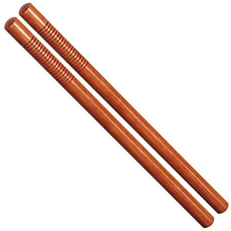 DEPICE Trainingswaffe Escrima-Stock Hartholz Mit Griff - Paar, Natur, w-esg-2x