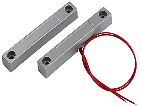 Interruptor Magnético de Aleación para Puerta, Detector de Alarma GY-ZN08 Con 4 Tipos de Contactos NO/T/NC/RVV