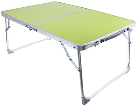 pistro Aluminium-Klapptisch für Camping, Grün