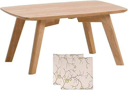 CuNtoHHH Laptop-Schreibtisch Nachttisch aus Holz Niedriger Tisch Multifunktions-Couchtisch Tabletttisch Natürliches, Schlichtes Design In jedem Raum (Breite ca. 48/60/70 cm)