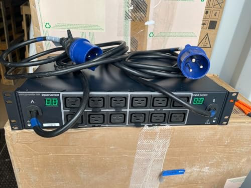 Smart Rack PDU, Server Technology CS-12HDEJ454A3 12xC19 sockets,Rackears