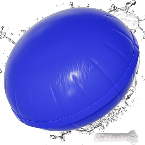 120 x 120 cm - Coussin gonflable rond pour couverture de piscine - Coussin d'hiver avec valve de sécurité - Accessoire de piscine pour auvent - Coussin de piscine pour bâches d'hiver