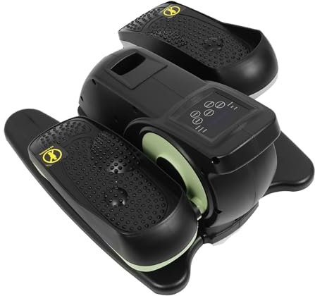 Mini Ellipsentrainer für Zuhause, Untertisch Elektrischer Crosstrainer mit Fernbedienung, Display, Leise & Tragbar Cross Trainer für Senioren, Erwachsene