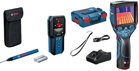 Bosch Professional Scanneur Mural GMS 120-27 & Bosch Professional 12V System Caméra Thermique GTC 400 C