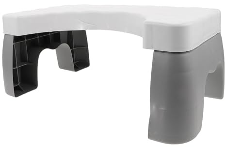 HOLIDYOYO Tabouret Wc Anti-dérapant Épais pour Salle de Bain Marche Pied Toilette Compact et Pliable Confortable pour Position Accroupie