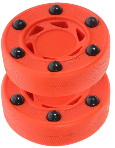 Veemoon Set de 2 Discos de Entrenamiento para Hockey sobre Patines, Duraderos para Práctica en Seco y Entrenamiento Callejero
