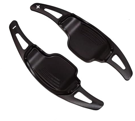 YIOLGFB Cambio De Volante De Coche Compatible con Buick para Regal GS para Lacrosse GL8 para Verano Paletas De Cambio De Volante Coche Paletas Ajuste Palanca Cambios Extendidas(Black)