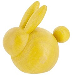 Aarikka PUPUNEN Osterhase aus Holz, gelb, 4 cm hoch
