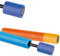 Smart-Planet 2er Set Wasserspritzpistole Schaumstoff Wasserpistole Eliminator 33 cm - Wasserspritze in Blau/Orange für Pool Meer Garten - Wasser Reichweite 7m