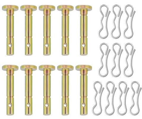 10-Teilige Scherstifte Und Splinte Kompatibel mit MTD 714-04040 738-04124 Snow Throwers für Ersatzteile Reparatur Zubehör,Schneefräsen Ersatz