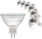 Simusi MR16 Halogen Light Bulbs, (6 Pack) 12V 50W Gu5.3 Spotlight Bulb Dimmable for Ceiling Light, 2 Pin Halogen Spotlight Bulbs 2700K Warm White
