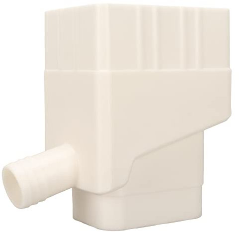 DAGT Sistema de Desviación de Agua, Sistema de Recolección de Agua de Lluvia Rectangular Reutilizable de 40 Pulgadas para Riego de Césped (Blanco)