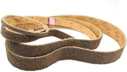 Bandes abrasives pour ponceuses à bande, 20 pièces de nylon non tissé, meulage très grossier à polissage fin for le meulage, l'affûtage (couleur : rouge P240, taille : 915 x 100 mm) ( Color : Brown P1