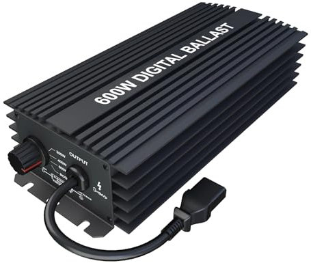 FSBNMNXPQ Ballast numérique hydroponique à intensité Variable, 250/400/600W, for Culture de lumière LED
